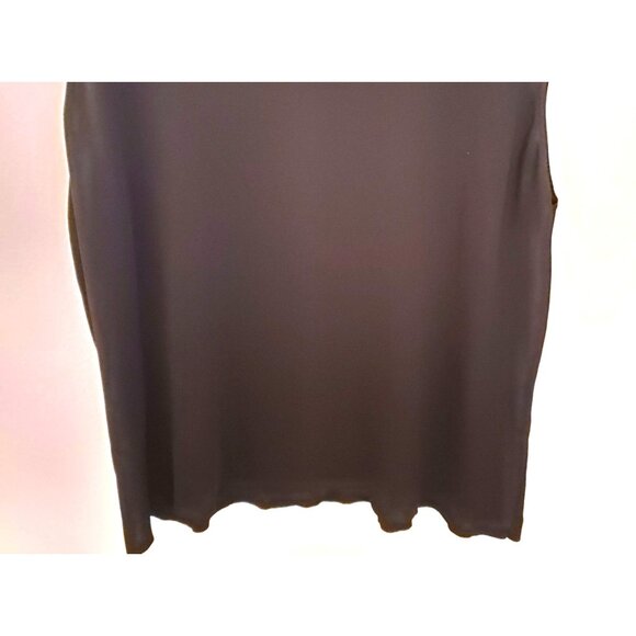 Talbots Black Rayon/Nylon Knit Sleevess Top Size 3X EUC - Picture 3 of 8